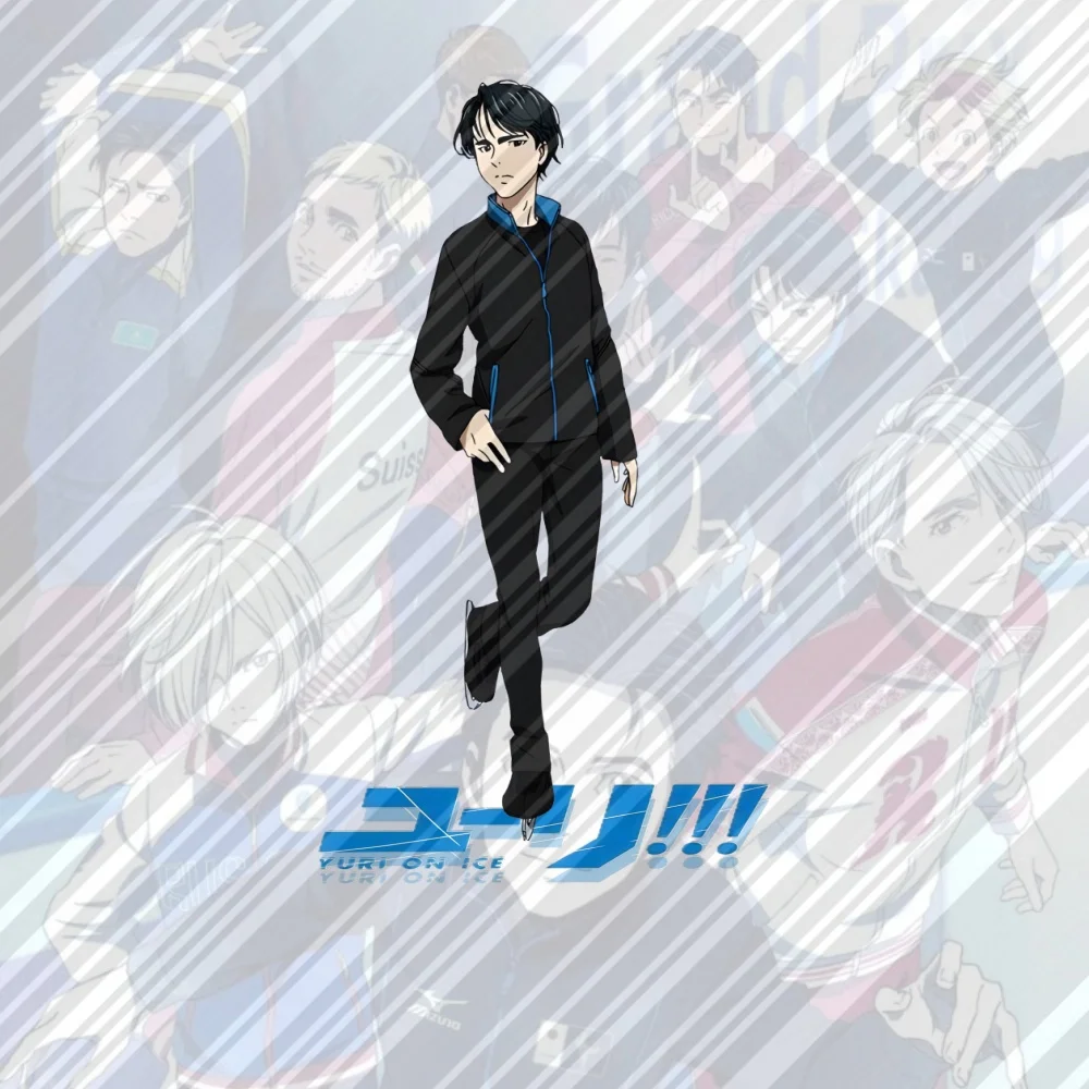 15CM NEW Anime Yuri on Ice Acrylic Stand Model Cosplay Charm Characters Ornament Accessories Goods Collection Christmas Gifts view 2