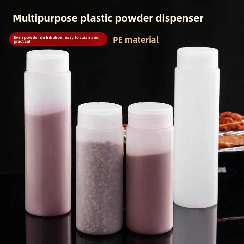 Commercial BBQ Restaurant Spices Dosing Bottle Cumin Sesame Seasoning Canister Salt Pepper Powder Bottle Kitchen Storage Jar