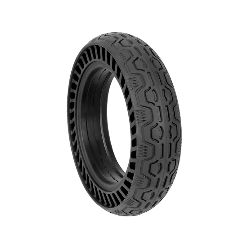 1 Piece 10X2.5-6.5 Solid Tire Strip Hole Rubber Run-Proof Tire Black Hollow Tire Honeycomb Solid Tire