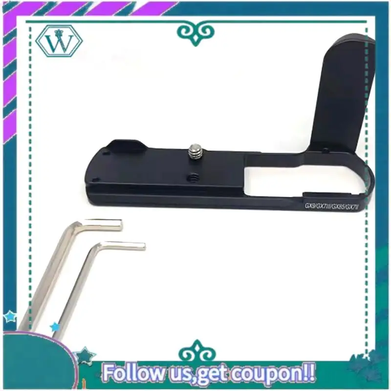 Upgraded L Bracket Camera,Hand Grip Quick Release Plate L Bracket For Panasonic Lumix GX9/GX85/GX80/GX7III Camera L Bracket