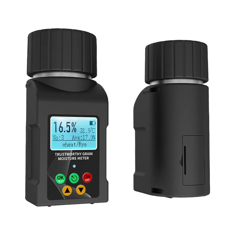 Coffee Bean Tester Digital Humidity Tester For Low-light Environments Backlit Digital Humidity Tool Moisture Meter