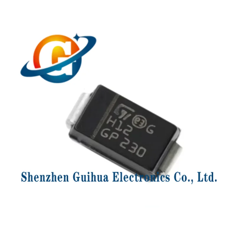 10 pieces original genuine STTH112A silk screen H12 SMA 1200V 1A ultra-high-speed diode