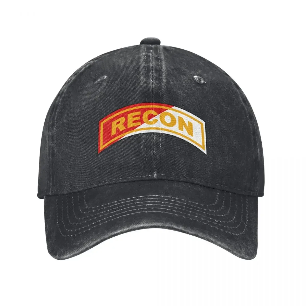 Recon Tab - Cav Scout colors Baseball Cap Trucker Cap Icon Man Women's