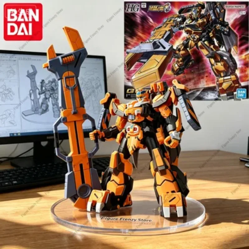 

Special OfferIn Stock Bandai Hg Super Robot Wars Og Mecha Battle Steel Lion Mol Kit Cool Gift Mecha Warrior Figure Garage Educat