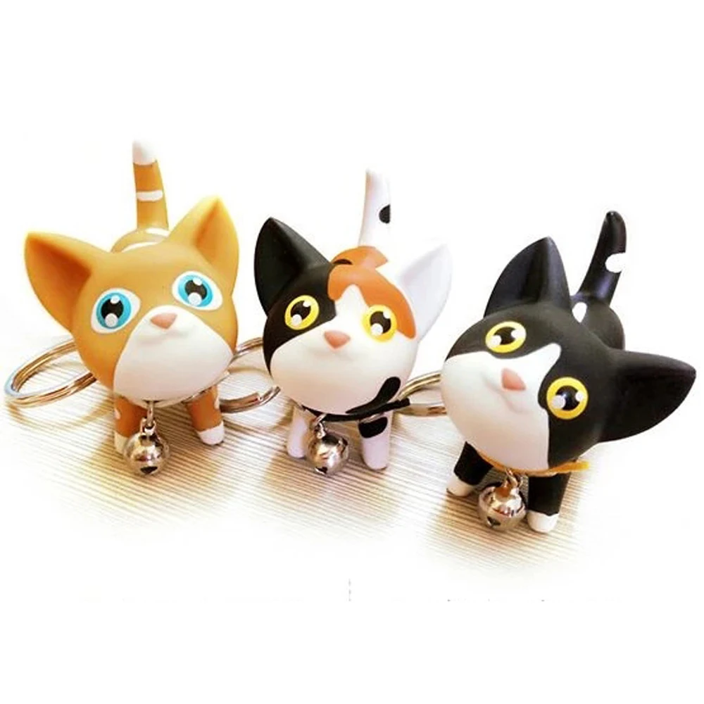 

Kids Toy Cartoon Dolls Couple Key Chains Car Trinket Car Pendant Kate Cat Cat Key Chain KeyRing Car Charms