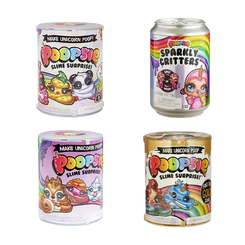 Poopsie Sparkly Critters Slime Surprise That Magically Poop or Spit Slime Magical Unicorn Poop Pack Series Collectible Kids Toys