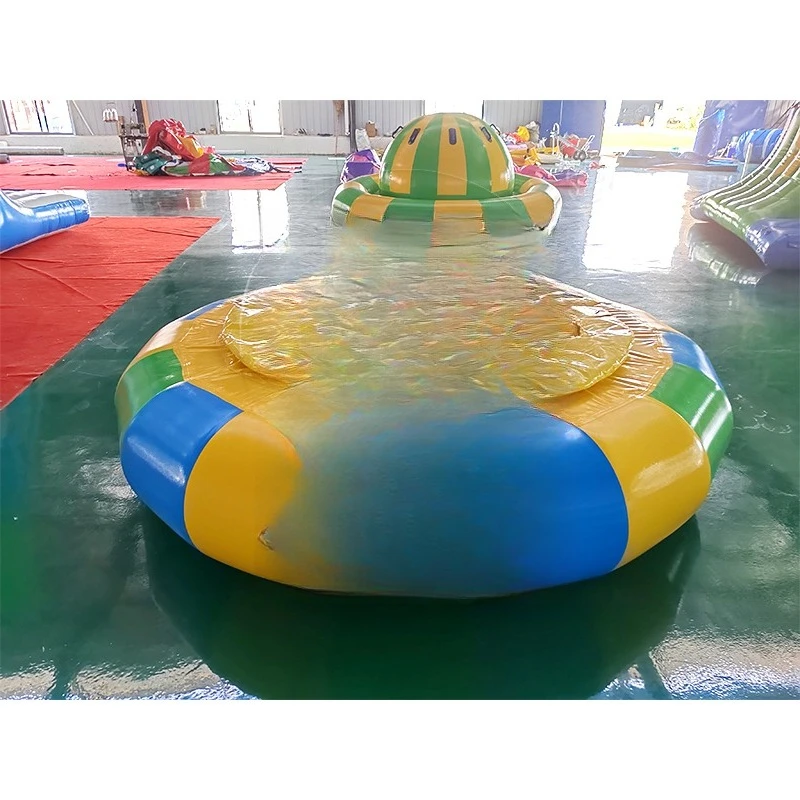 Commercial water park inflatable trampoline for kids adult bungee sports games water play equipment for sale