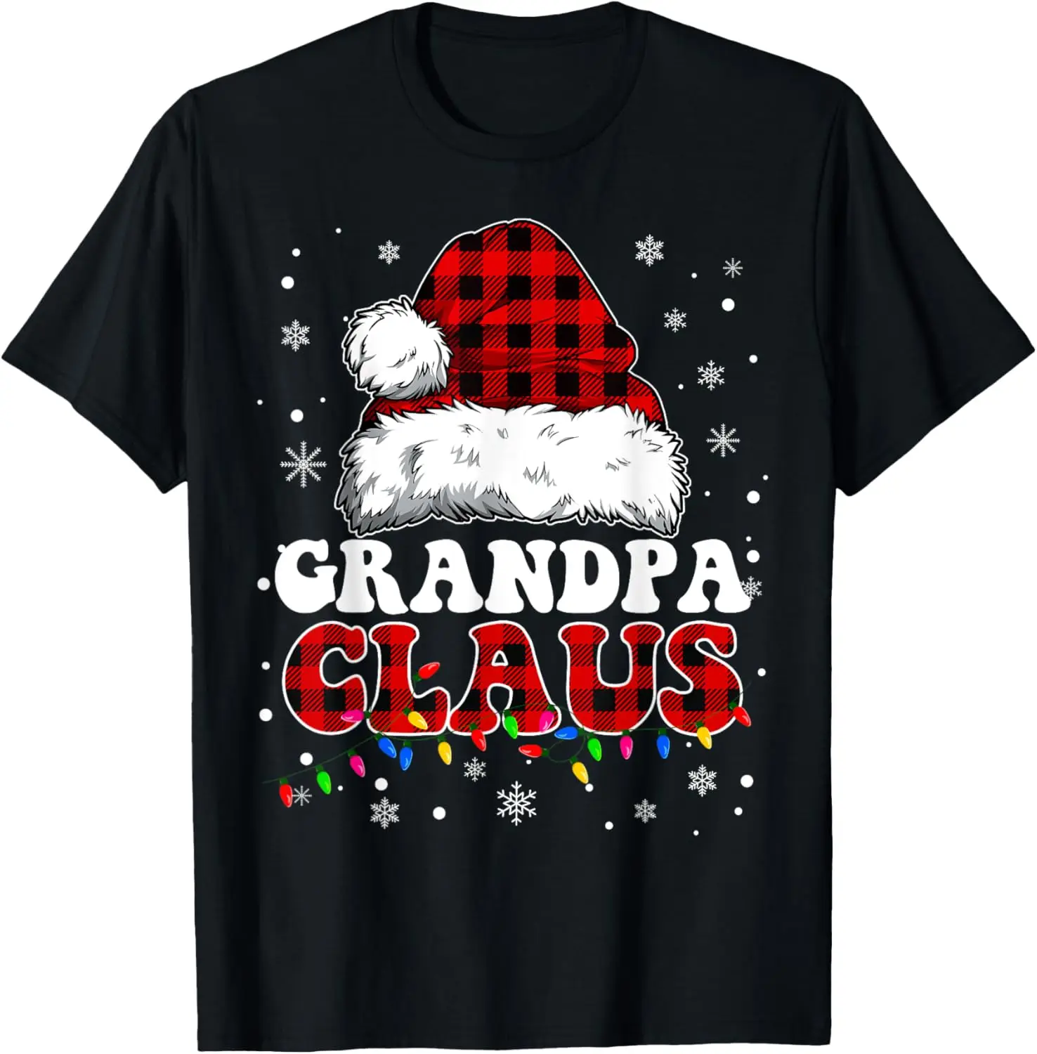 Grandpa Claus Funny Santa Claus Matching Family Pajamas T-Shirt