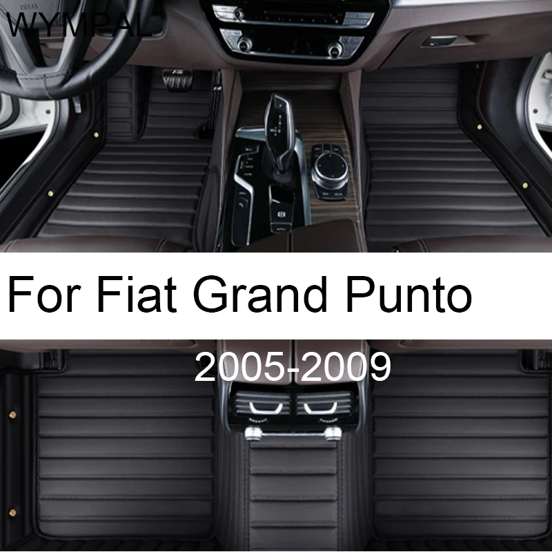 

Car Floor Mats For Fiat Grand Punto Project 199 2005~2009 3door Tapetes Para Carro Alfombrillas Coche Car Mats Car Accessories