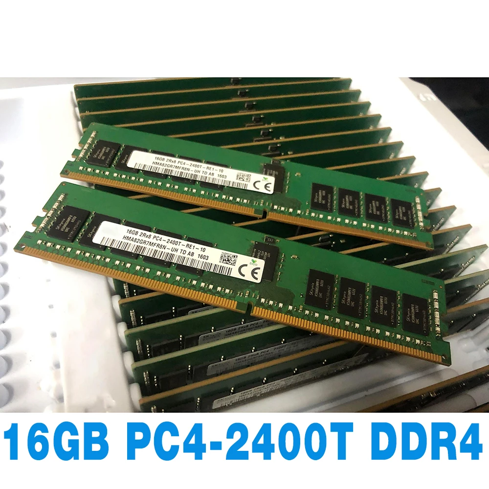 

1 шт. 16G для SK Hynix RAM 2RX8 ECC REG RDIMM HMA82GR7MFR8N-UH память 16 ГБ PC4-2400T DDR4