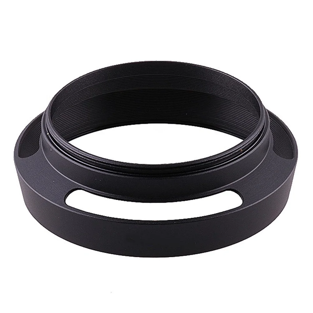 37/39/40.5/43/46/49/52/55/58/62mm Camera Lens Hood Metal Vented Screw-in Lente Protect for Canon Nikon Sony Leica Olympus Pentax