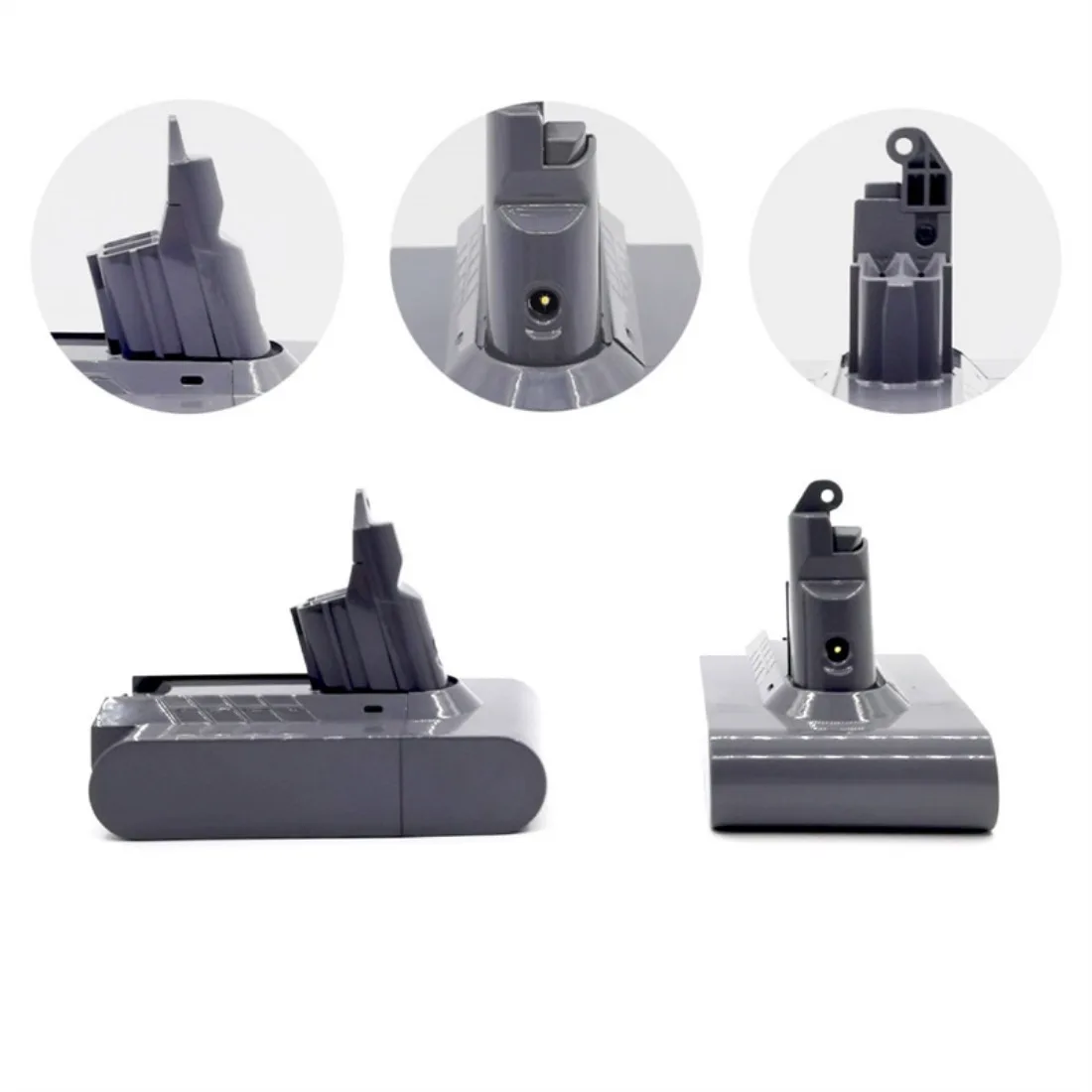 New V6 12800mAh Dyson lithium-ion battery 21.6v DC58 DC59 DC61 DC62 vacuum cleaner SV09 SV07 SV03 SV04 SV06 SV05