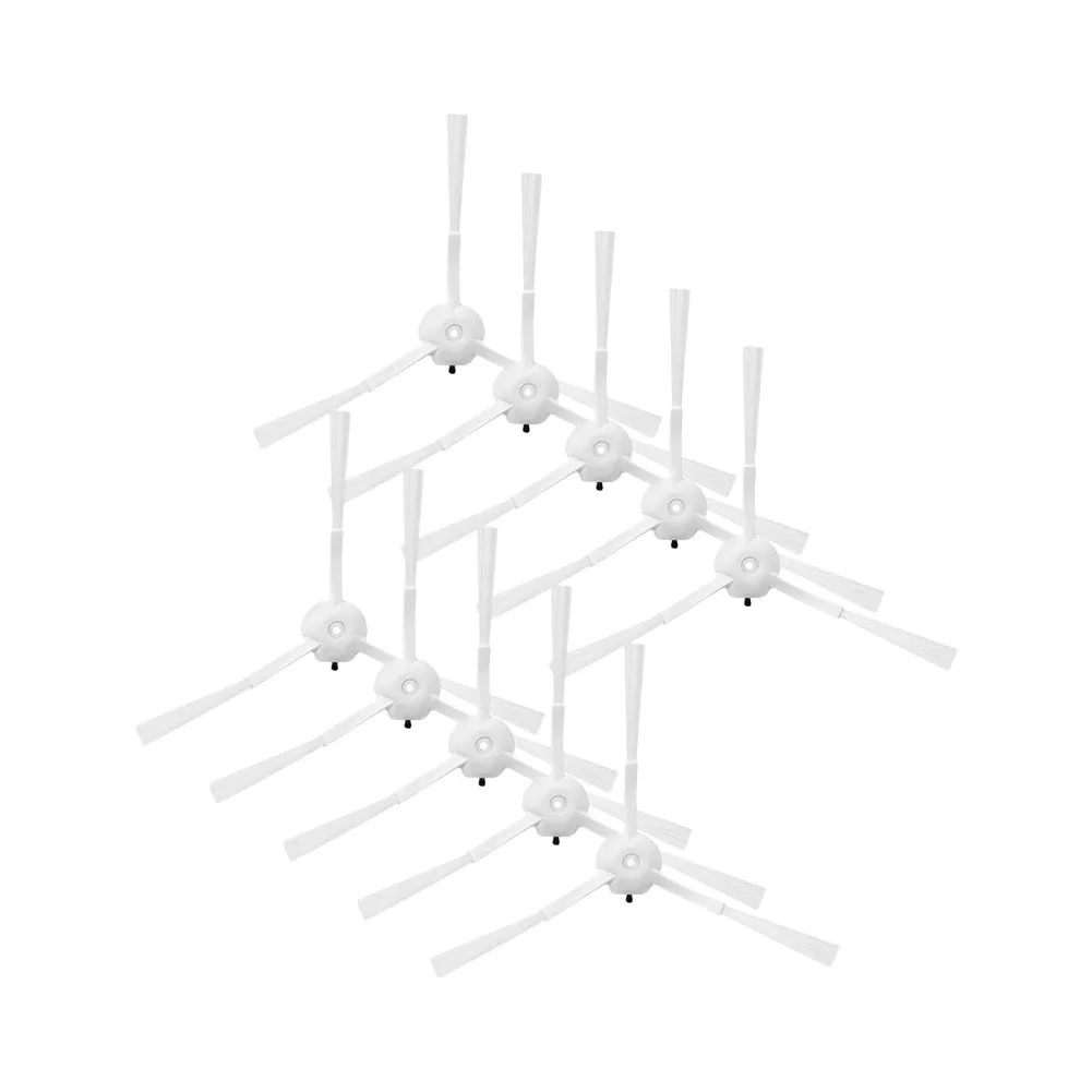10 Pcs Corner Brushes for Ultenic For T10 for Pro Robot Vacuum Improve Cleaning Performance in Hard to Reach Areas