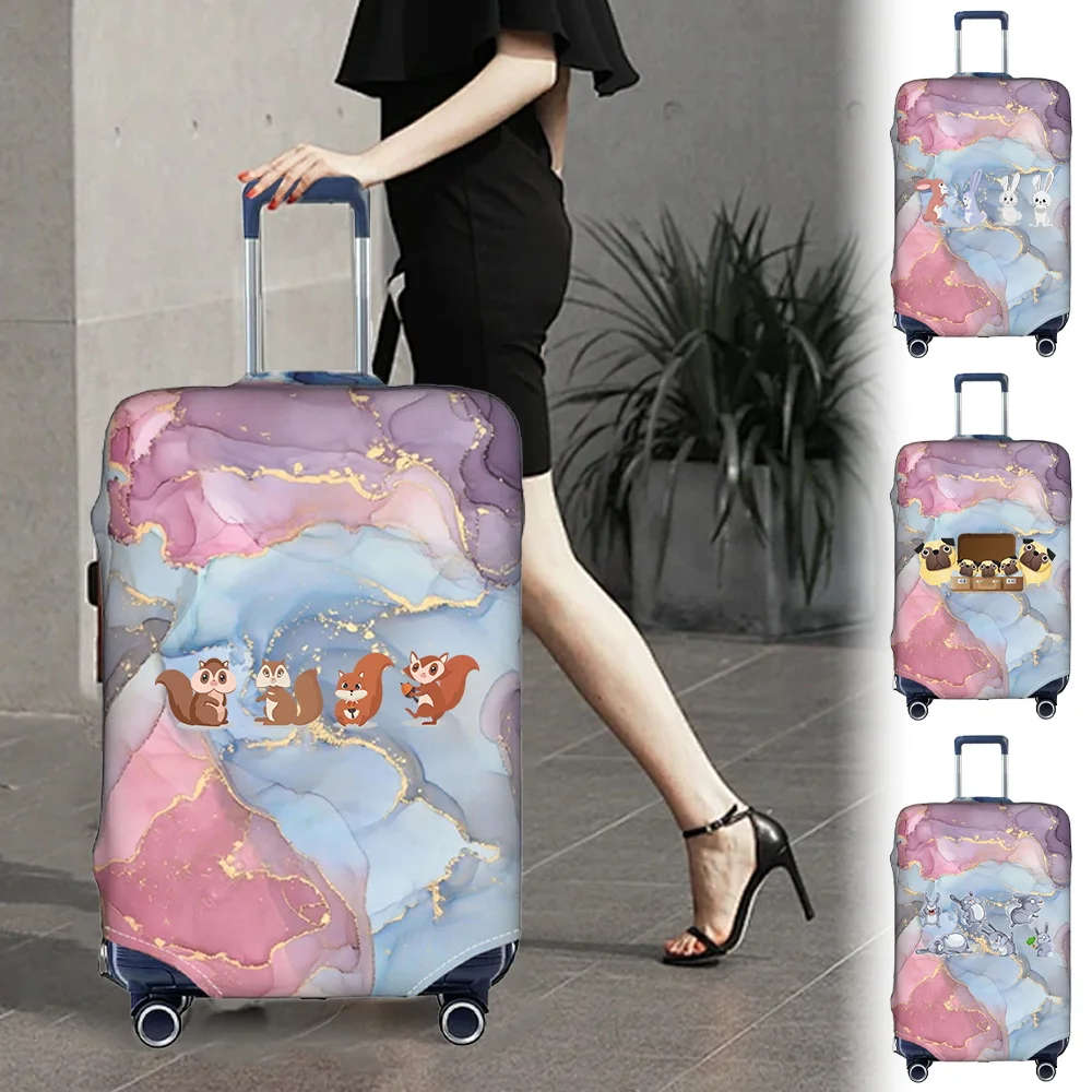 

Cartoon Pattern Travel Storage Bag Fashion Joker Simple Elastic Trunk Lid 18-32 Inch Luggage Case Protective Case.