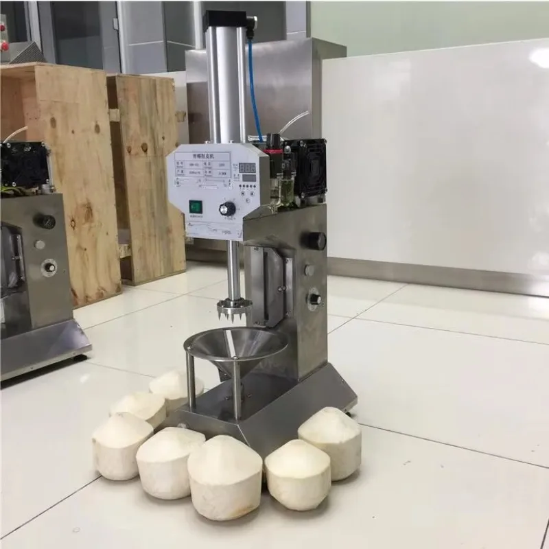 Electric Commercial Used Automatic Young Coconut Peeling Machine Coconut Shelling Machine
