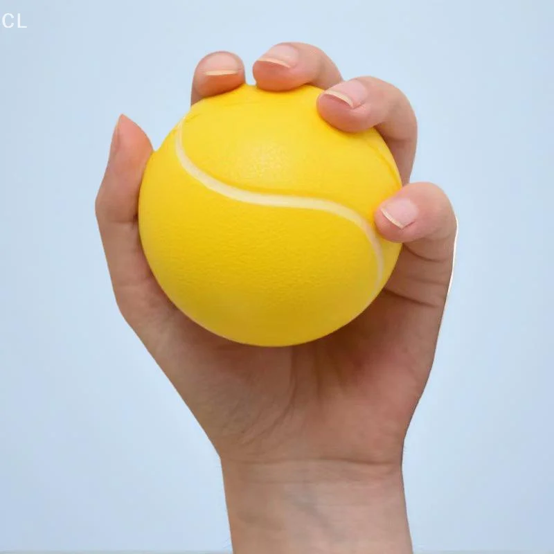 Palla per esercizi con impugnatura da 7 cm per allenamento fitness, 1 pezzo, giocattolo per il rafforzamento delle dita per massaggio e rafforzamento del polso