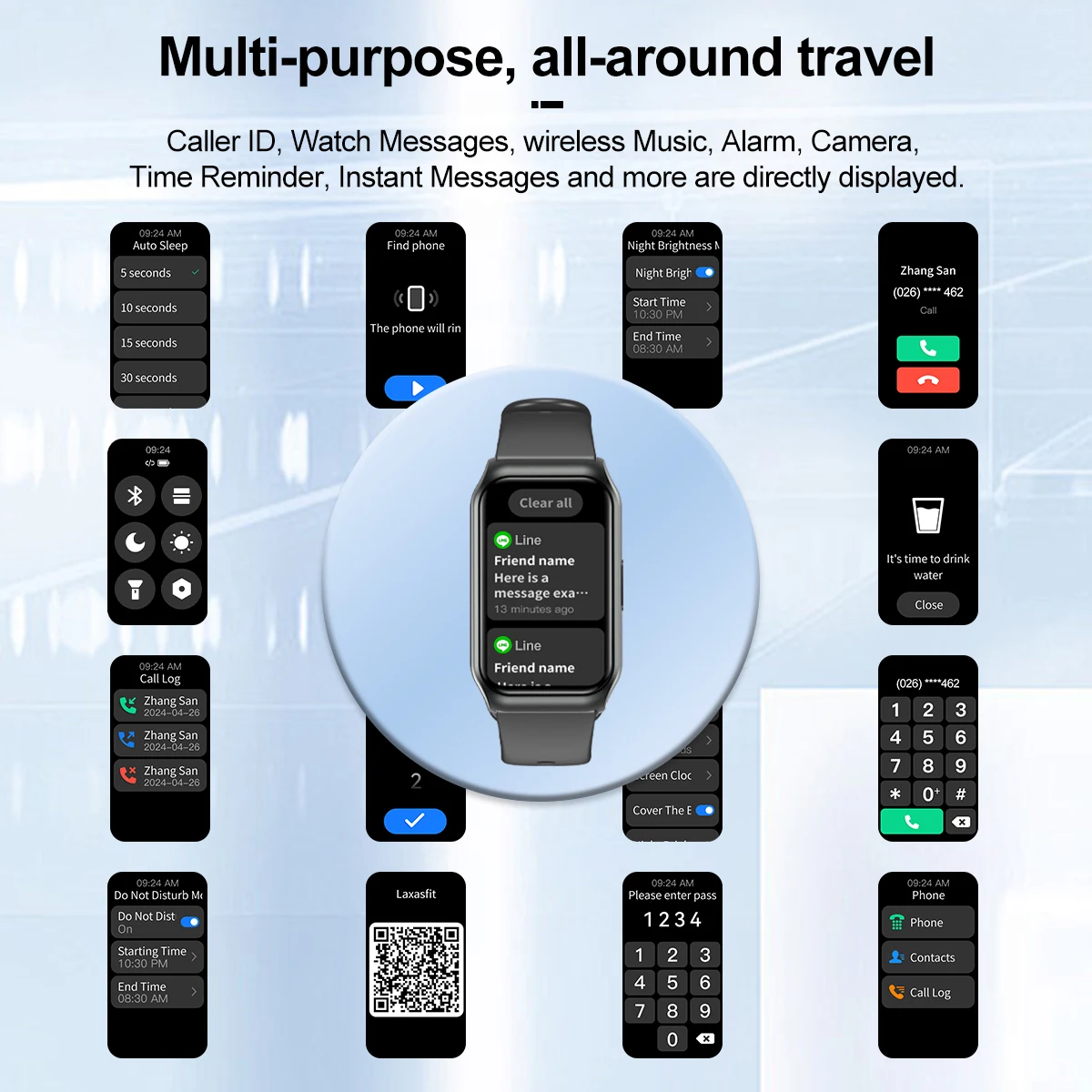New Smartwatch with Bluetooth Dial/Call & AI Voice Assistant