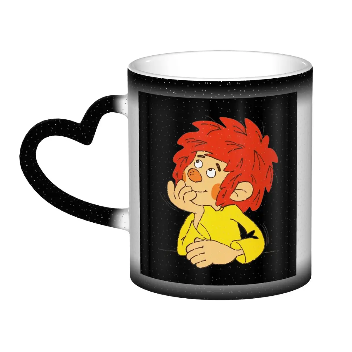 

Кружка Pumuckl Charaktere, забавные керамические кофейные чашки, чайные кружки, чашка для молока, посуда для напитков, подарок для женщины и мужчины