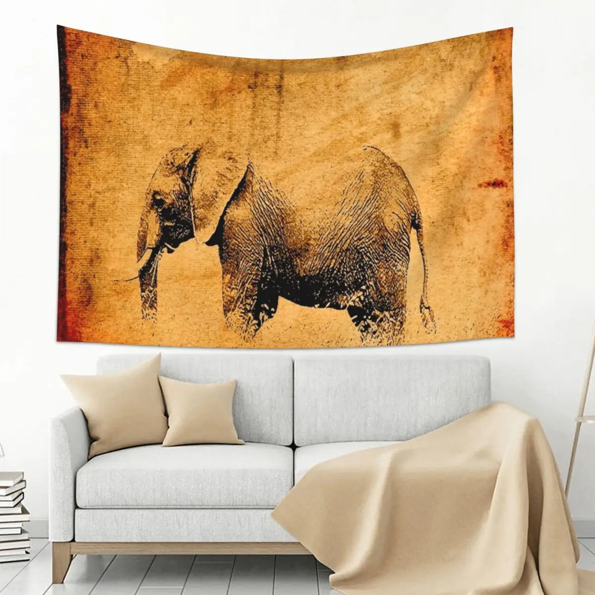 

Massai Mara Park Africa - Elephant Kingdom Tapestry