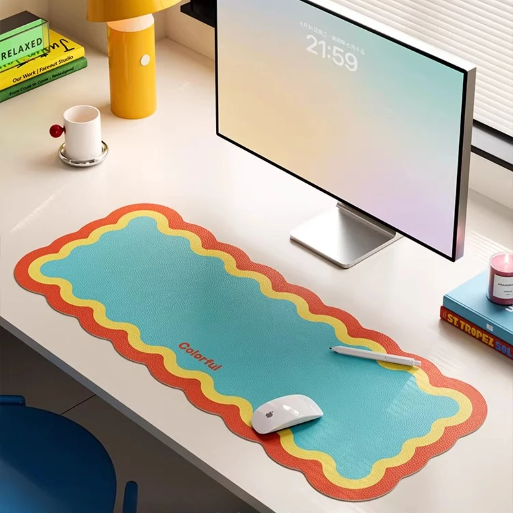 

Dopamine-themed Mouse Pad Set Custom Original Handmade Leather Erasable and Wash-free Stain-resistant mouse pad Accessories