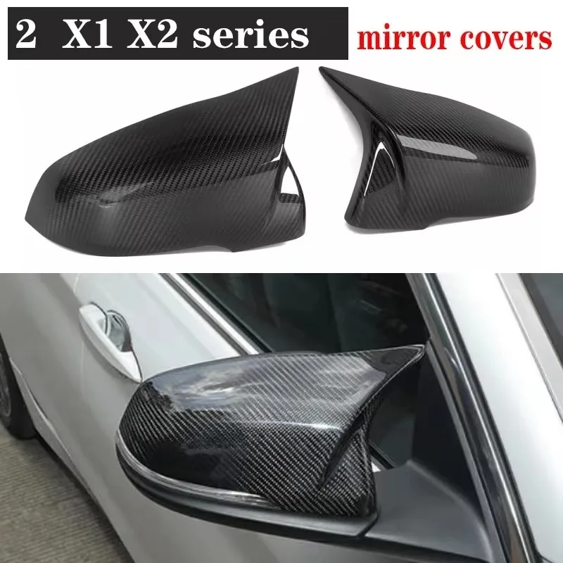 For BMW 1 2 Series X1 Z4 G29 F40 F45 F46 F48 Dry carbon fiber rearview mirror housing side view mirror housing reverse cover