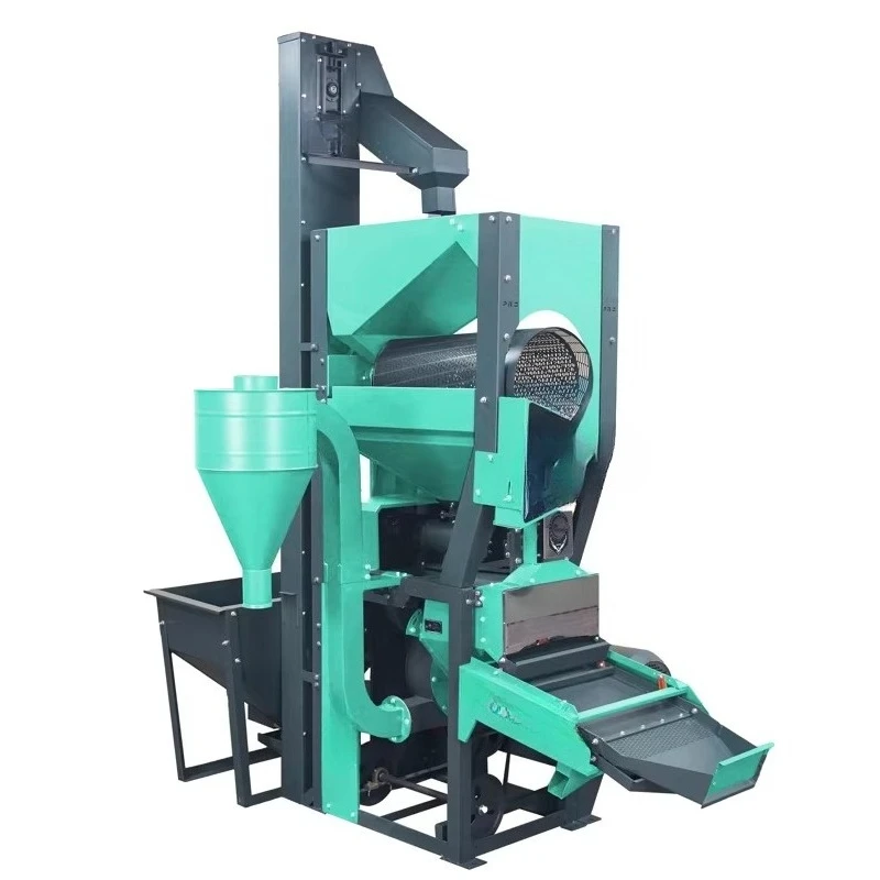 Automatic Rice Mill Machine Multi-function Destoner Vibrating Screen Grain Cleaner Bearing 380V Electric Motor High