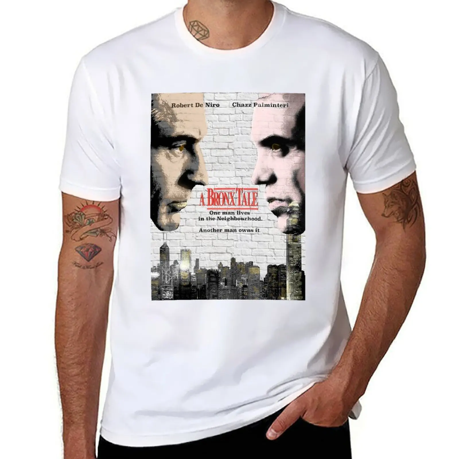 

Funny Man A Bronx Tale Movie Poster Graffiti Art Awesome For Music Fans T-Shirt t shirts for man graphic vintage T-Shirt