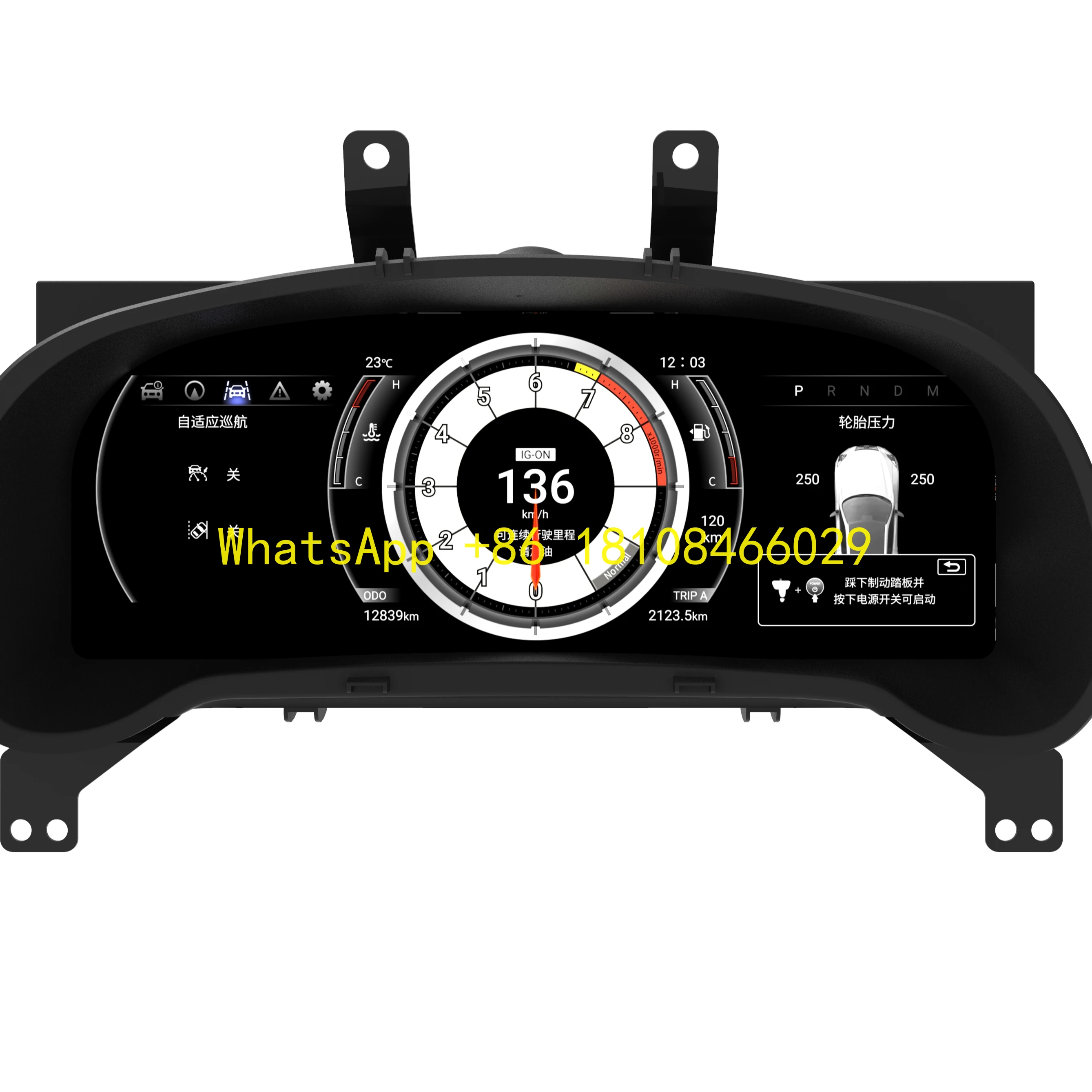 

WEIJUNPRO Digital Cluster Instrument LCD Dashboard Virtual Cockpit Panel USB Stereo CD Player for Lexus RX SERIES 1-Year