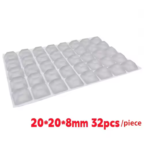 Silicone Furniture Pads Square Self-Adhesive Stick Bumper Pad Shock Absorber Feet Mat for Glass Speaker Laptop Furniture Parts - Image 14