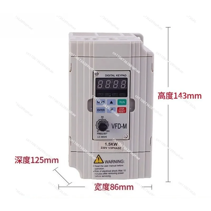 220V  TAIDA VFDM Inverter for AC Motor Drive 0.4KW/0.75KW 400Hz VFD007M21A Single In Three Out