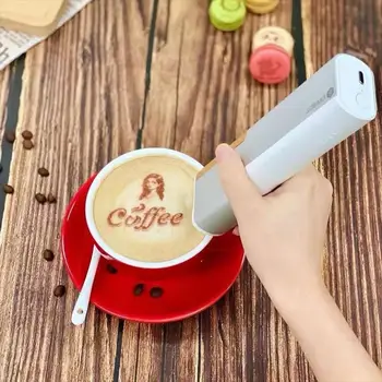 Ruční DIY jedlá inkoustová tiskárna potravin 3D tiskárna potravin pero káva latte art čokoláda chléb dort makronky 6 nejlepší prodej 3D tiskárna čokolády - №6