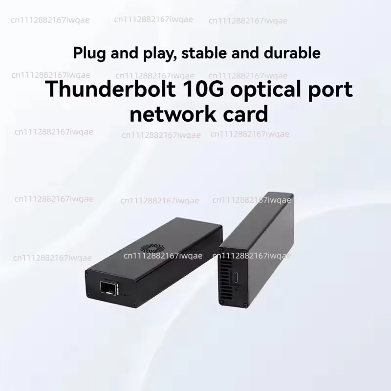 USB4 10G Single-Port SFP+ Optical Network Card - Compatible with Thunderbolt 3/4