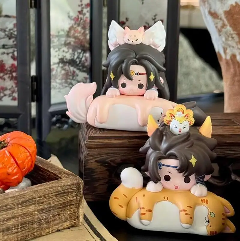 

Милая кавайная мини-слепая коробка Mai Le Wei, аниме Q, версия, фигурка кошки, лисы, дизайн, украшение для рабочего стола, праздничный подарок, коллекционная для фанатов