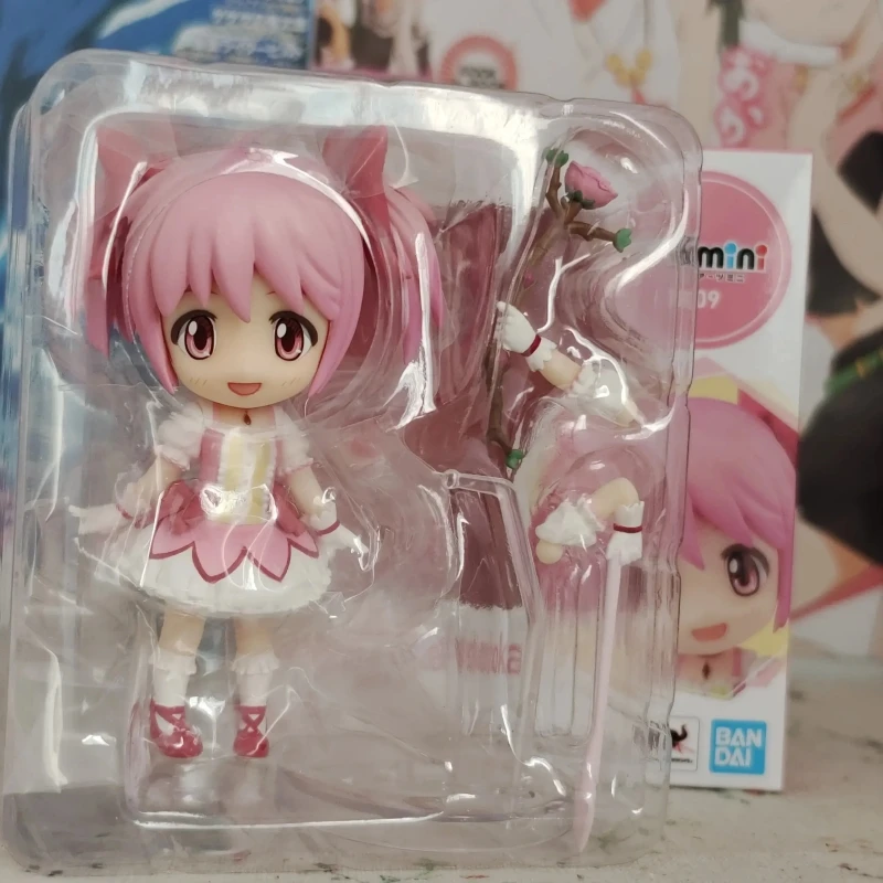 Bandai Madoka☆Magica Anime Figure Figuarts Mini Madoka Kaname Action Figure Toys For Gifts Collectible Model Ornaments Models