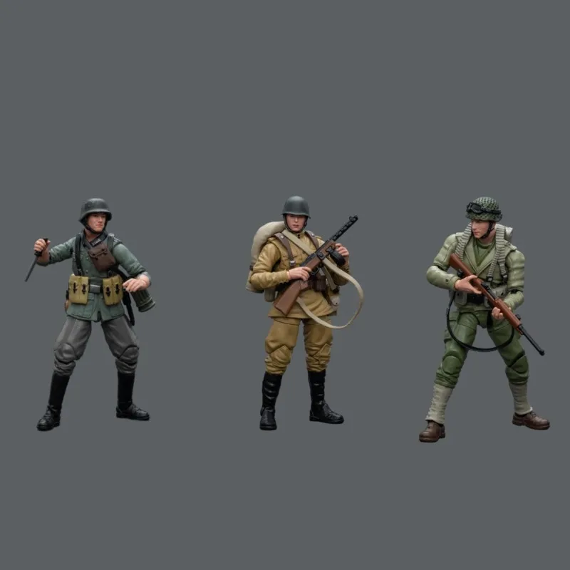 [Pre-Order]JOYTOY Hardcore Coldplay 1/18 Action Figures WWII Wehrmacht Soviet Infantry United States Army Military Set Model