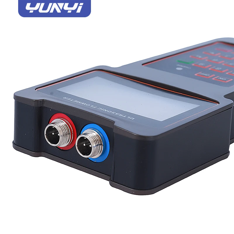 Portable Handheld Ultrasonic Flow Meter for Diesel Methane Gas Water Fashionable Paddle Wheel Design Variable Area Plastic OEM