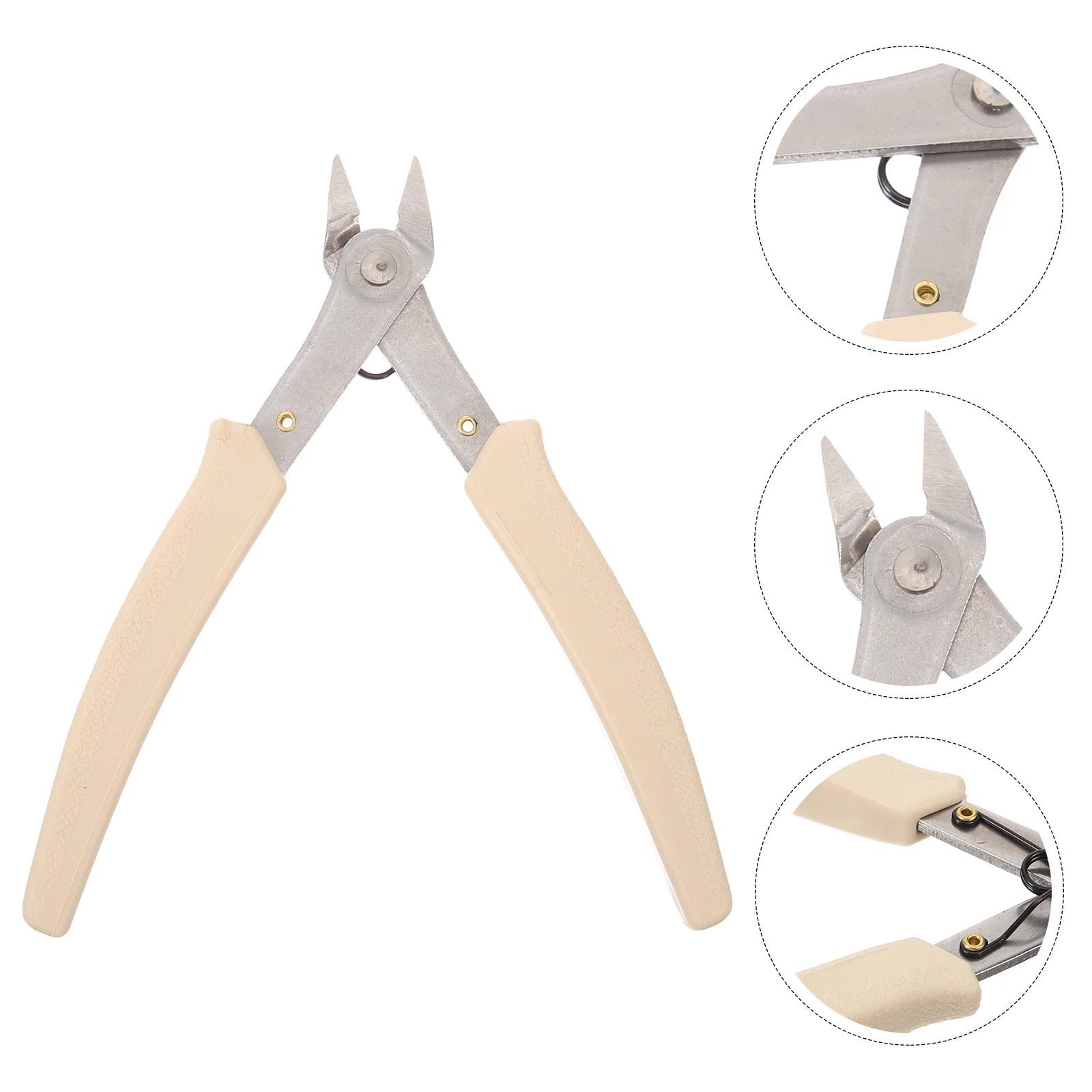 دائم مسمار الفن ذو طيات مانيكير أداة المحمولة مزيل المجوهرات ديكور المتقلب المقص للنساء مسمار الاستمالة مانيكير كماشة #1