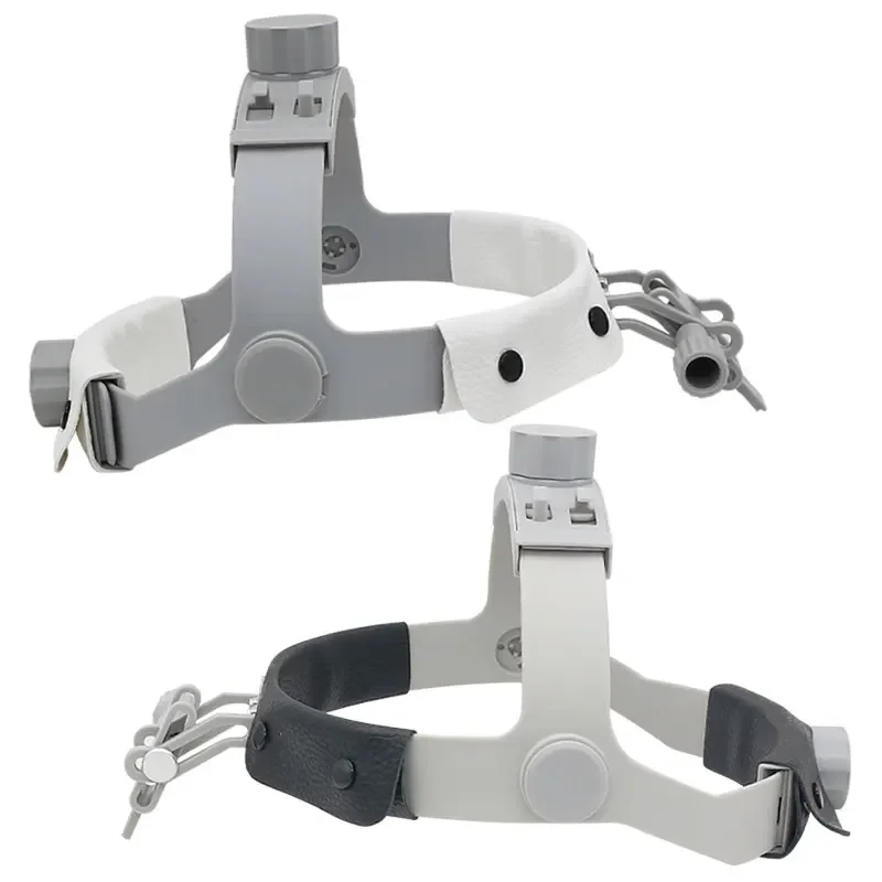 

SmileKit Dental Headlamp Cap Lightweight Adjustable Angle Oral Magnifier White/Black for Dental Laboratory Tools