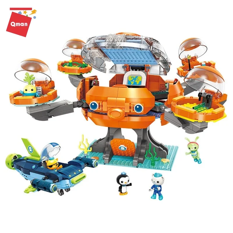 The Octonauts Building Blocks Octopod Assembly Model Set Educational Toys for Boys Girls Desktop Ornaments Birthday Gift