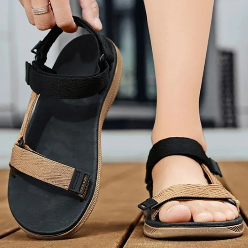 

Velcro Male Shoe With Platform Daily Use Pvc Clearance Sale Luxury Designer New Arrival Fashion Cheap Liquidation H Men's Sandal