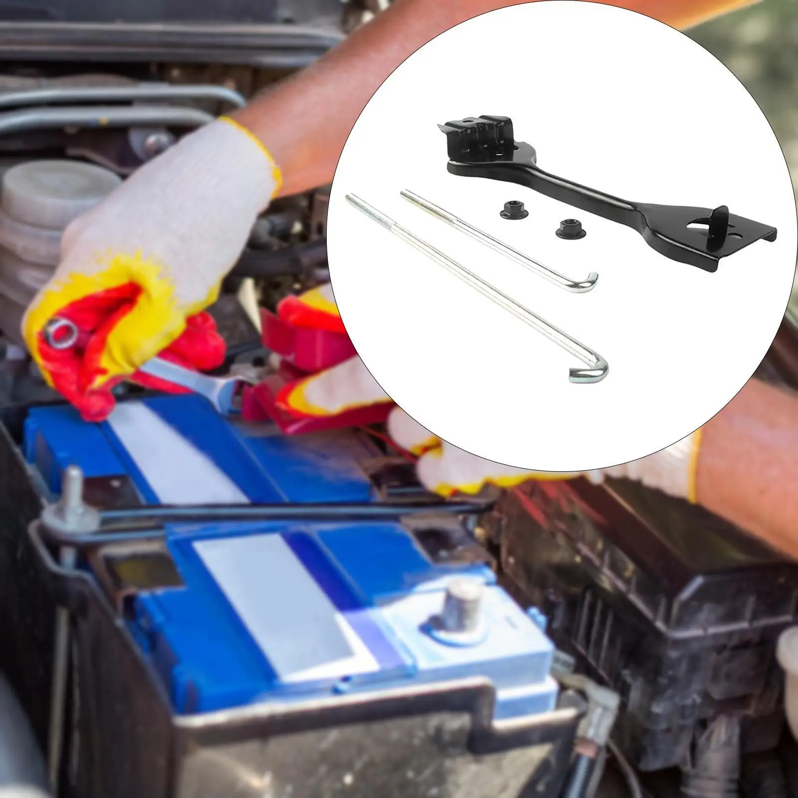 

Battery Tie Down Holder Clamp Kit 82161ag001/82161ag012/023806006 Premium Directly Replace for Subaru Impreza Sti Forester