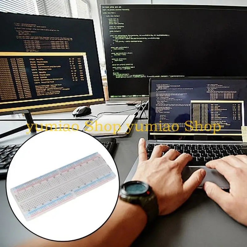 587B MB102 Papan Breadboard Solderless PCB Bread Board Test Kembangkan DIY Solderless