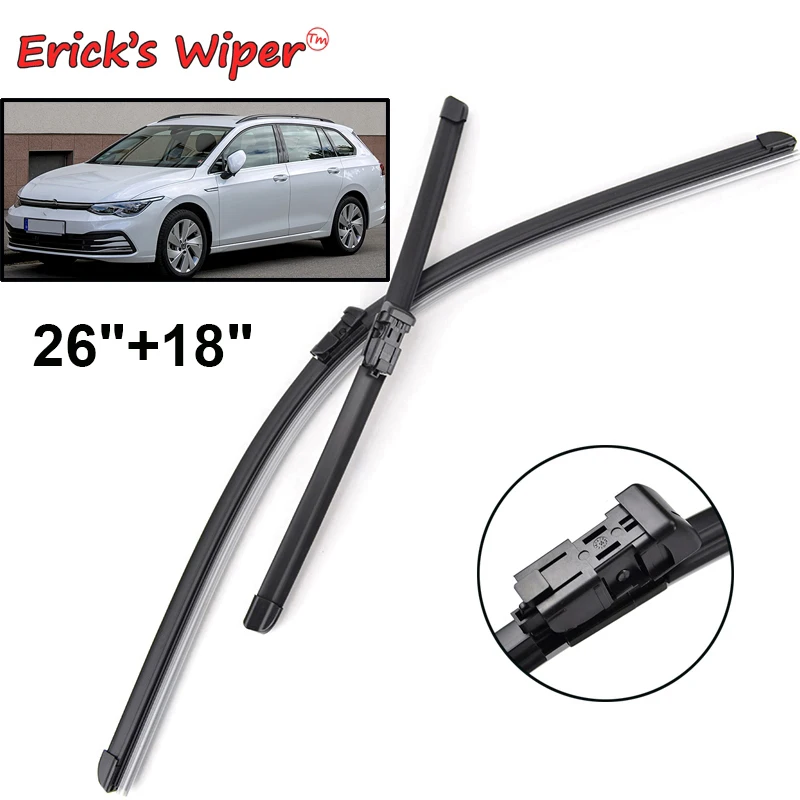 Erick's Wiper LHD Front Wiper Blades For Volkswagen VW Golf MK8 2019 - 2023 Windshield Windscreen Window Rain Brushes 26