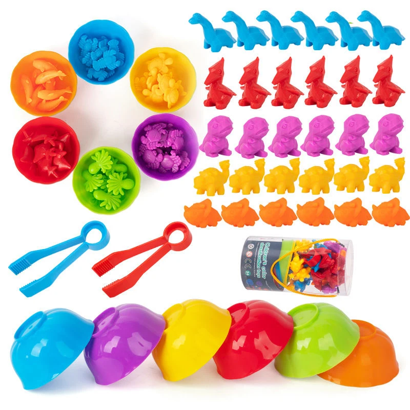 Montessori Color Sorting Toys Matching Game Baby Toys Fine Motor Training Educational Toys Montessori Games For Kids 2 3 4 Years