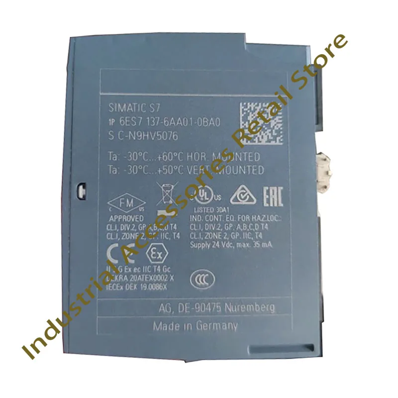 

New Original 6ES7134-4GB10-0AB0 6ES7137-6AA01-0BA0 One Year Warranty Warehouse Spot Fast Delivery