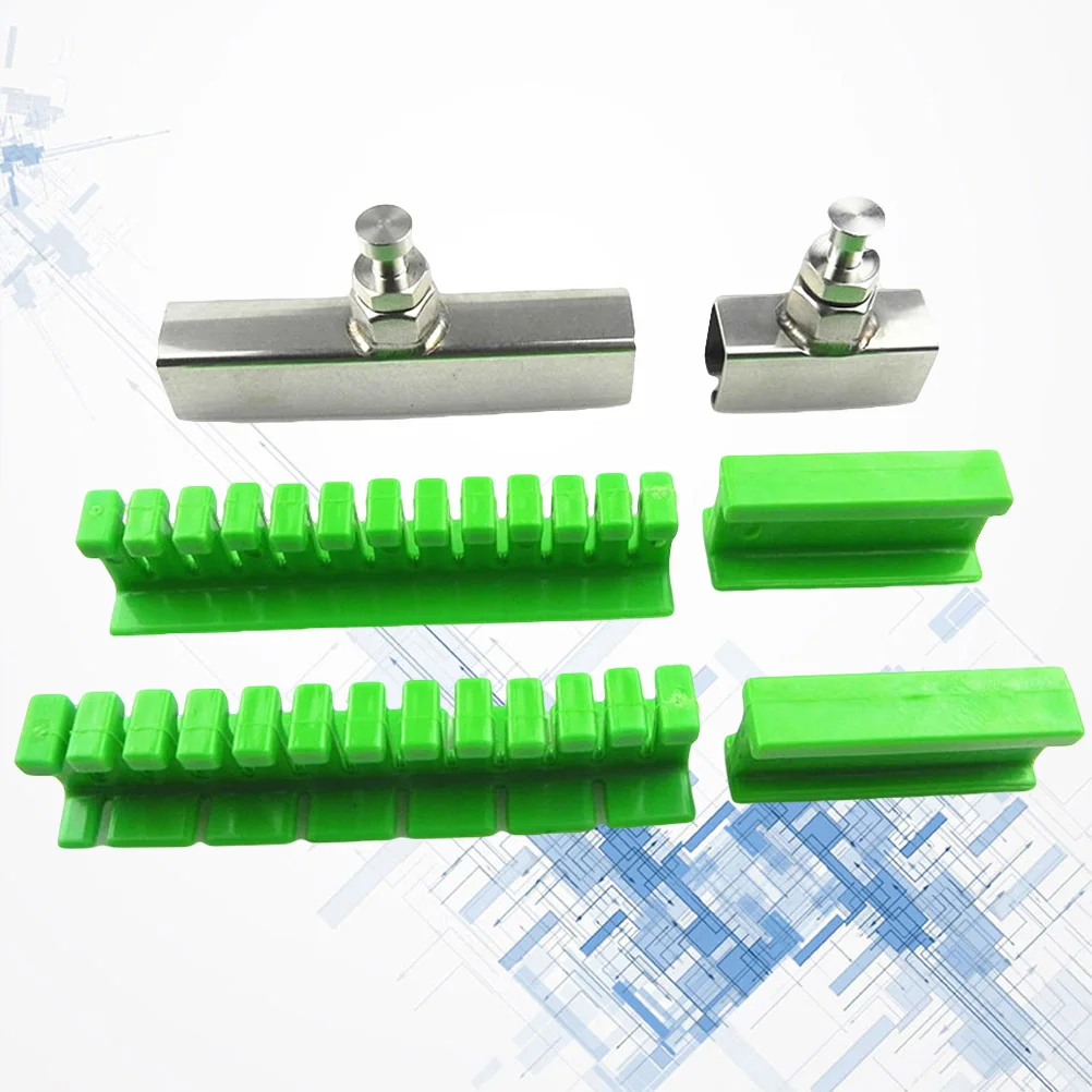 

6Pcs Car Dent Puller Repair Tool Set Stainless Steel Groove MultiFunction Auto Body Metal Plate Surface Dent Removal Tools