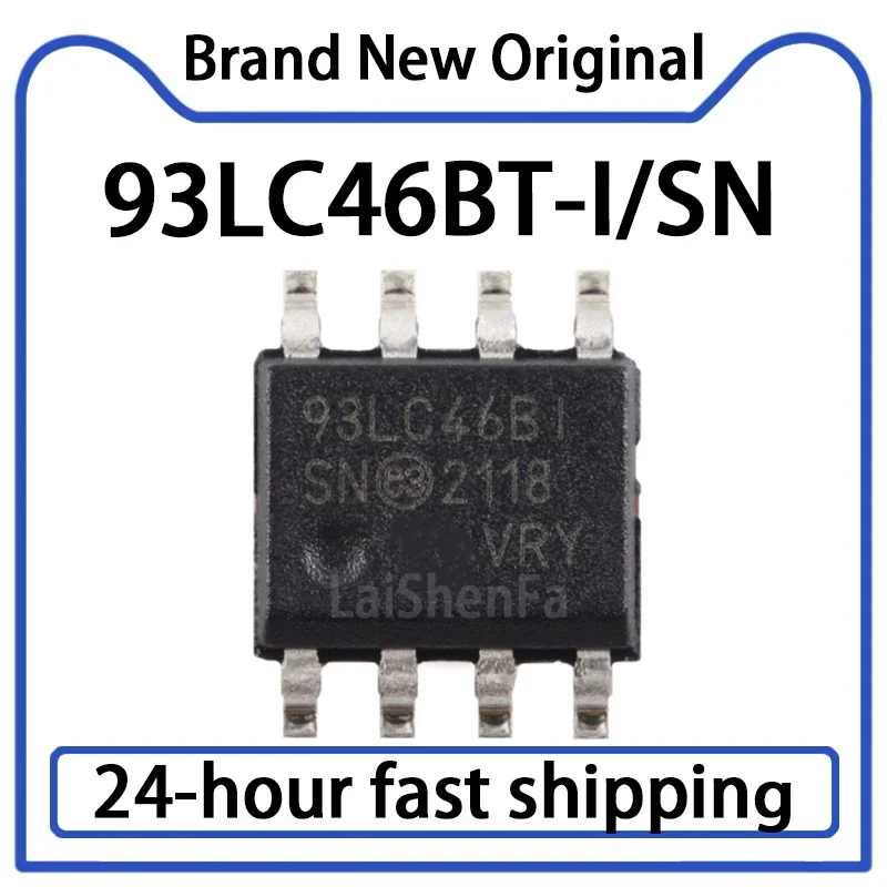 10PCS 93LC46BT-I/SN…