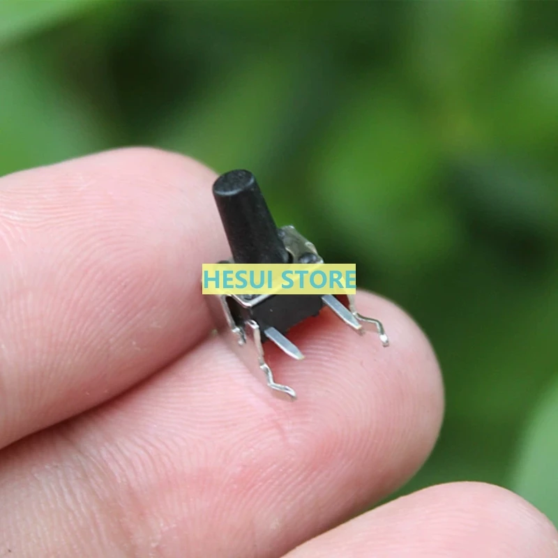 1000PCS Horizontal microswitch Tap button Key switch with bracket 6*6*10.5