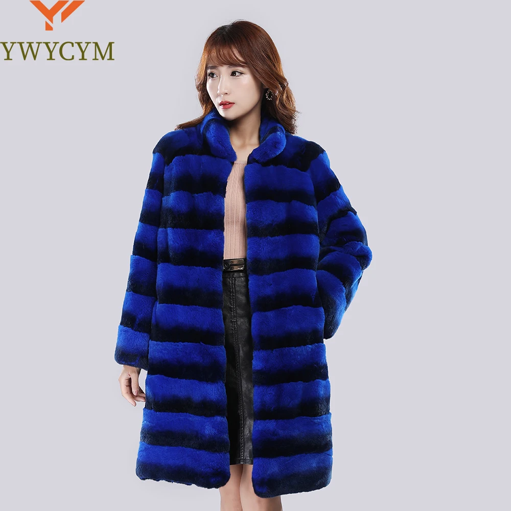 

2023 Fashion Import Real Rex Rabbit Fur Coats Women High Quality Winter Warm Thick Natural Rabbit Fur Jackets Female Oversize