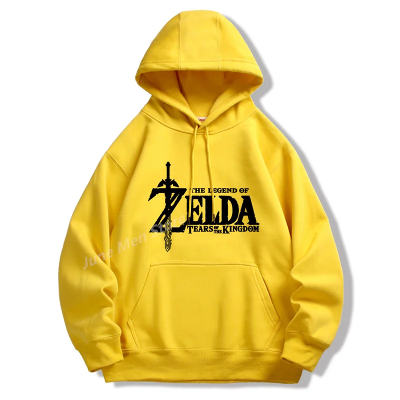 (Uniqlo) Legend of Zelda Kingdom of Tears Game HoodieTop felpa con cappuccio a maniche lunghe da uomo felpa con cappuccio in cotone Top Summer Women